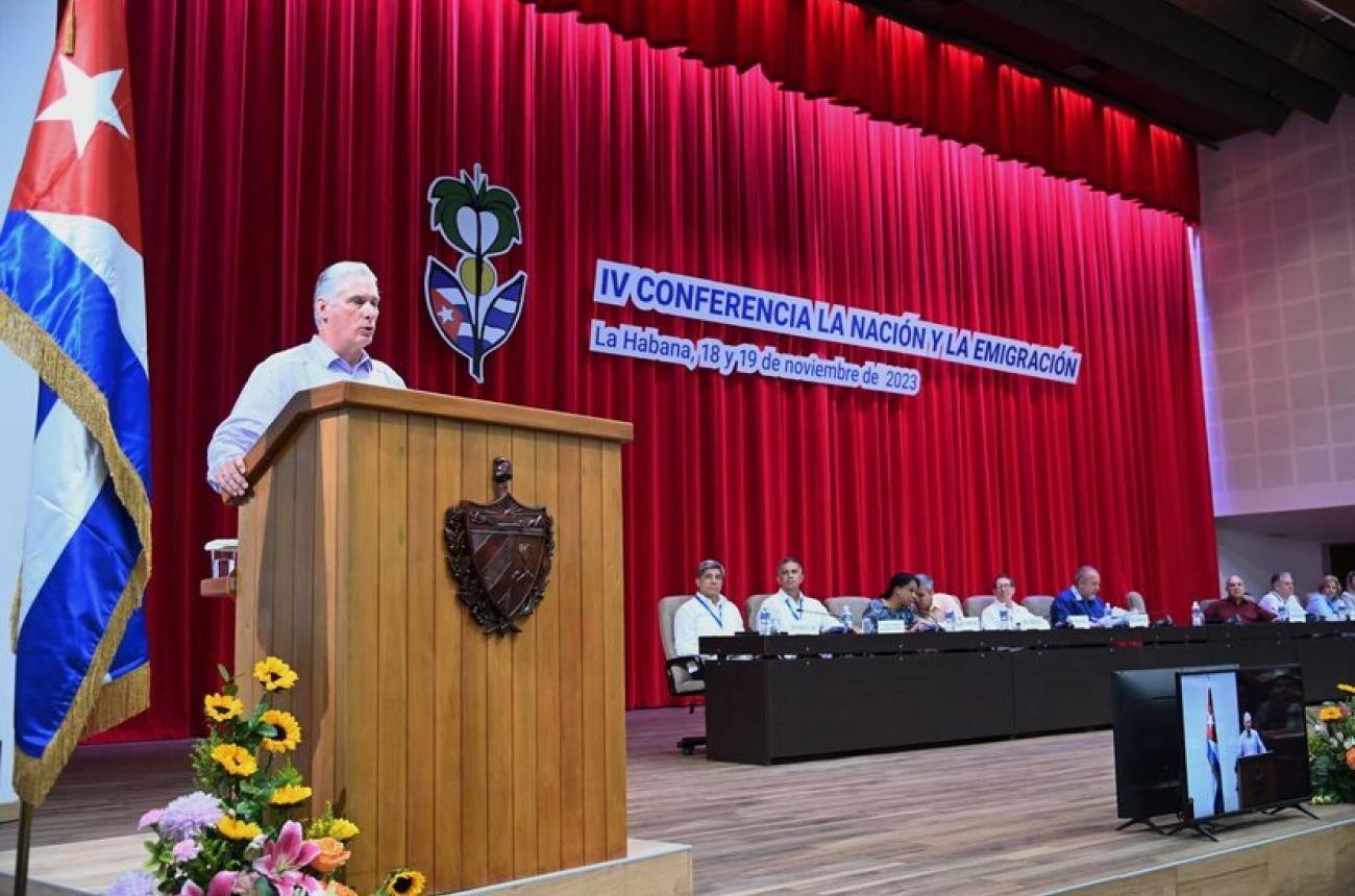 Discurso pronunciado por Díaz-Canel n la clausura de la IV Conferencia La Nación y la Emigración