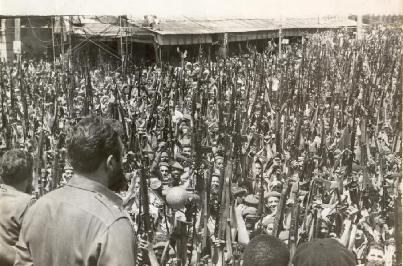 Fidel proclama el carácter socialista de la Revolución. Foto: Raúl Corrales