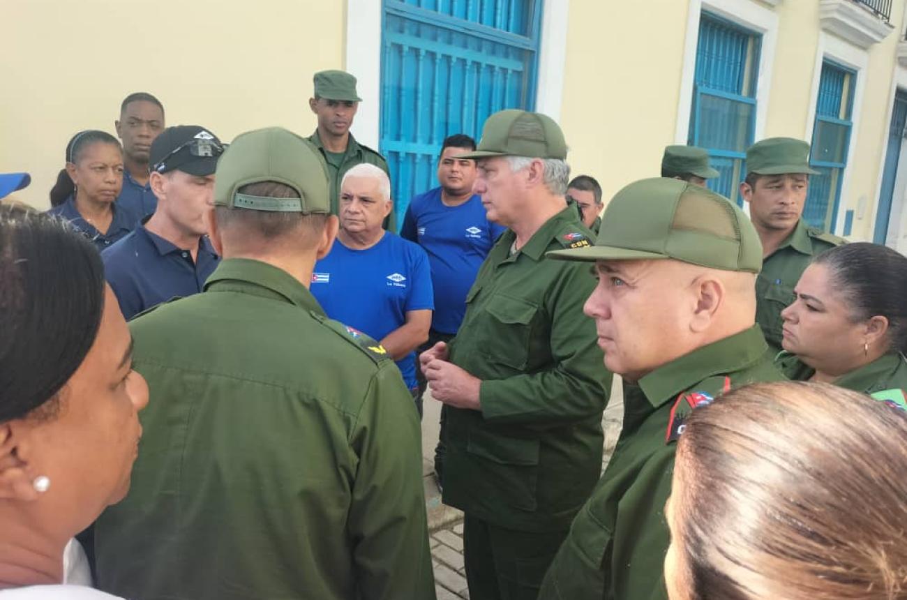 Díaz-Canel y Morales en La Habana