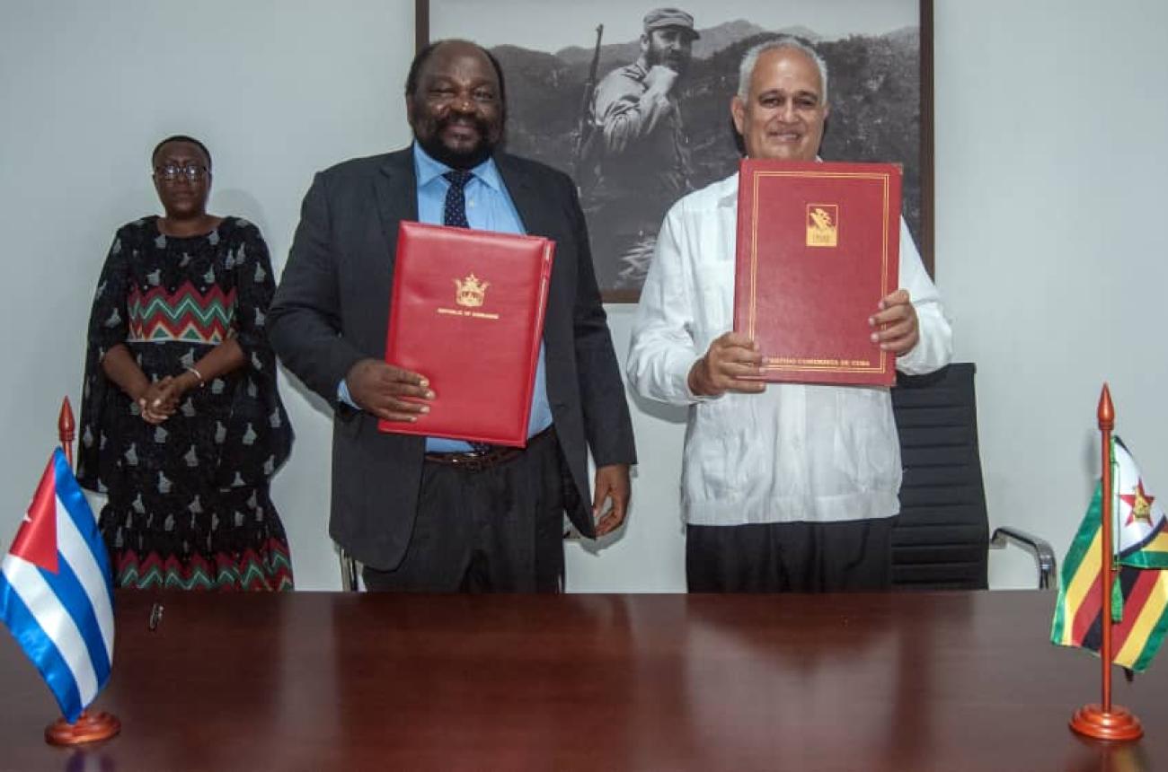 Un acuerdo para fortalecer históricas relaciones entre fuerzas políticas de Cuba y Zimbabwe