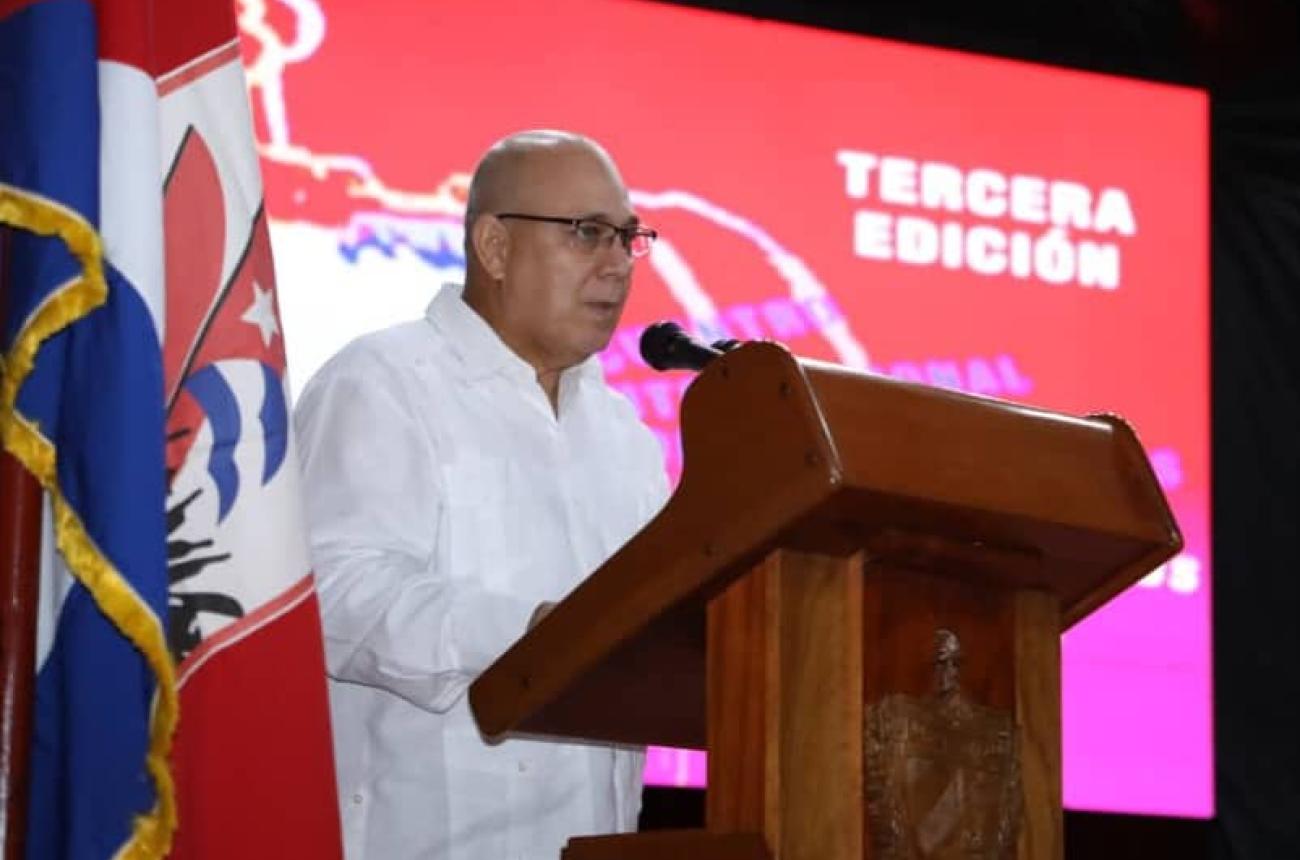 Palabras del miembro del Buró Político y Secretario de Organización del Comité Central del Partido en la inauguración del III Encuentro Internacional de Publicaciones Teóricas de Partidos y Movimientos de Izquierda