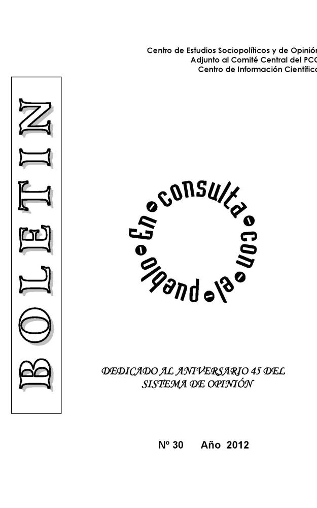 Boletín Consulta con el pueblo No.30
