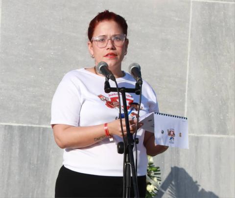 Chabeli Arencibia Martell, presidenta nacional de la OPJM Foto: Vladimir Molina
